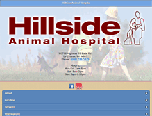 Tablet Screenshot of hillsideanimalhospitallax.com